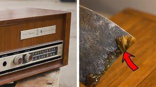 Beneath The Gunk Was A Gorgeous Mid Century Radio