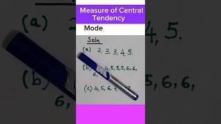 How to Find the Mode in a Set of Numbers: Easy Steps #statistics #maths #mathstricks