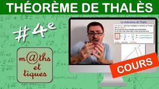 LE COURS : Le théorème de Thalès - Quatrième