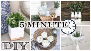 5-Minute DIY Home Decor! | FAST & EASY! | Dollar Tree DIYs