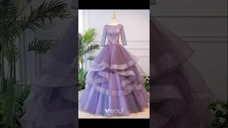 Fancy maxi dress designs for wedding ️️#maxidesign #wedding #viralvideo