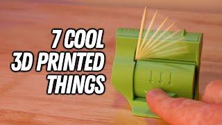 7 Cool 3D Printed things - Epic 3D Printing Timelapses - Printed on the ELEGOO Neptune 4 PRO