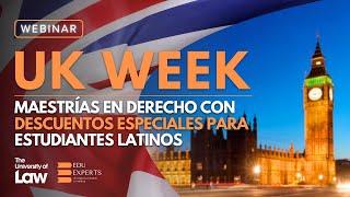 UK WEEK: Maestrías en derecho con descuentos especiales para estudiantes latinos | University Of Law