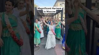 Magnificent Harinama in Moscow #harekrishna #harinam #iskcon #radhakrishna #harinamsankirtan