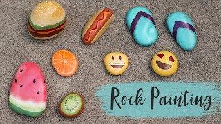 5 Fun Rock Painting Ideas! ️ Summer Craft Ideas