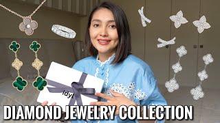 MY ENTIRE DIAMOND JEWELRY COLLECTION | GRAFF, VCA, ROBERTO COIN, IDYL