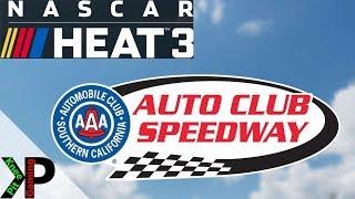 NASCAR Heat 3 - Auto Club Speedway Setup for Xfinity and Cup