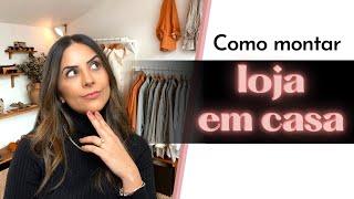 Como montar uma loja de roupa em casa em 2022 - tudo o que precisa ter!