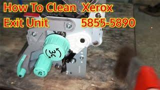 How to Clean Xerox 5855 Exit Unit 3C Unit #xerox #5855 #copier #acetechandtraders