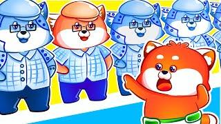 Where Is Daddy Copycat vs Real Cat  Funny Kids Songs And Nursery Rhymes by Lucky Zee Zee