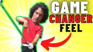 Get Your Hands LOW AROUND YOUR HIPS to Hit the Golf Ball HIGH and FAR When You Do This Golf Tip