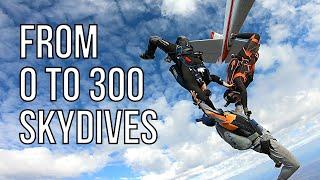 From 0 to 300 Skydives Compilation | Best Skydiving Video
