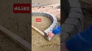 Easy & Simple Technique Creating A Symmetrical Front Door Step ️ #frontdoor #step #easytech