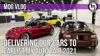 Delivering our cars to Carlist.my AutoFair 2021 | MDG Vlog #carlist #autofair #mazda #setiaalam #vms