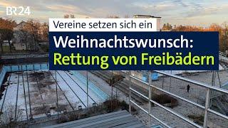 Ehrenamtliche wollen in Eigeninitiative sanierungsbedürftige Freibäder retten | Abendschau | BR24