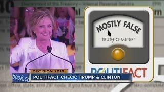 Politifact: Trump and Clinton