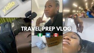 FINAL TRAVEL PACK AND PREP; He Left! LAST eventful WEEK IN NIGERIA|shopping, packing and more