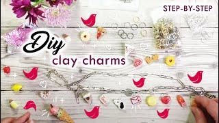 MAKING CLAY CHARMS - with air dry clay | Red Rocking Bird