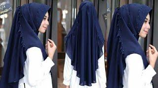 Instant Hijab Design Cutting Stitching/ Back Pleated Hijab Cutting Stitching/ Ready to wear hijab