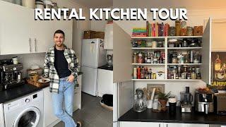 KITCHEN TOUR | LONDON RENTAL KITCHEN TOUR & STORAGE HACKS | LUKE CATLEUGH