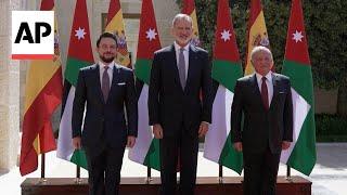 Spain's King Felipe VI meets Jordan’s King Abdullah II in Amman