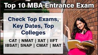 Top 10 MBA Entrance Exam: Check Top Exams, Key Dates, Top Colleges