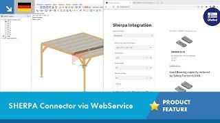 [DE] Design of Suitable SHERPA Connector Using WebService by Dlubal Software