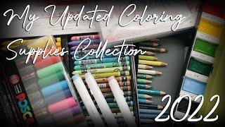 My Updated Adult Coloring Supplies Collection - 2022 