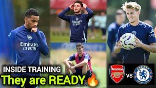 Inside Training Today: Arsenal's Full-Strength Ready to Conquer Chelsea, Full Squad available