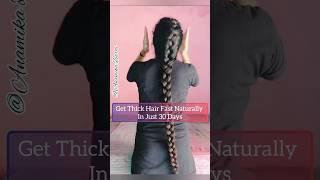 Get Thick Hair Fast Naturally/hair growth tips #haircare #hairgrowth #hairfall #asmr #viral #shorts