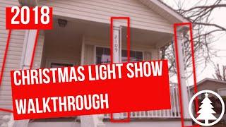 Christmas Light Show Walkthrough of "The Lights on Beachfront" 2018