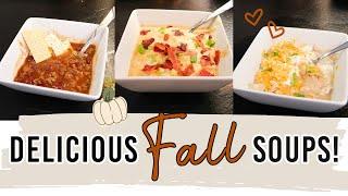 3 EASY SOUP RECIPES FOR FALL | MENNONITE STYLE COOKING | Lynette Yoder