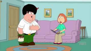 Lois beats up peter for being stupid!!!