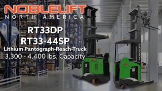 RT33-44SP / RT33DP Lithium Pantograph Reach Truck from NOBLELIFT