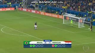 Disputa dos Pênaltis | Brasil (4) 0x0 (3) Paraguai | Quartas de Final da Copa América 2019 (06/2019)