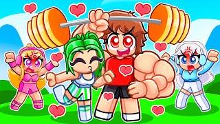 Techy Gets A New Girlfriend In Roblox Gym League...