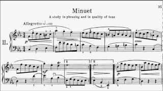 First Lessons in Bach Book 2 No.11 Minuet 1 BWV813 French Suite No.2 C Minor Sheet Music