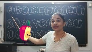 Alphabet Varnmala | Spiking English Alphabet Letter | abcd Rhymes | a for apple b for ball 