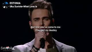 Uku Suviste - What Love Is (Lyrics)