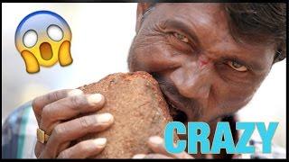 Man Addicted To Eating Bricks!!!!!!