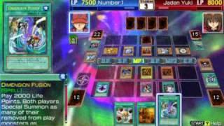 Yu-Gi-Oh GX Tag Force 3 The 3 Egyptian God Cards Vs jaden