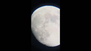 Iphone 15 Pro Max Moon Raw Footage 20th April 24 Celestron Powerseeker 80EQ