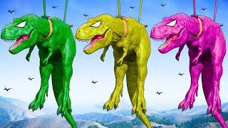 Dinosaur T-Rex Color Pack vs IRex Dino Color Jurassic World Evolution Dino Fight Dinosaur