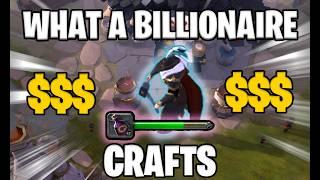 What a BILLIONAIRE CRAFTS in a DAY | Albion Online Crafting