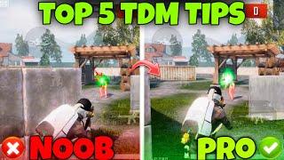 BGMI TOP 5 TDM TIPS | TDM Tips and tricks | Secret of TDM 