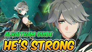 Alhaitham Complete Guide - Builds, Teams, and More