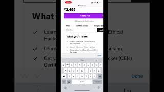 Free Ethical Hacking Course on Udemy lifetime access #ceh #viralshorts #cybersecurity
