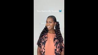 How To Butterfly Braid Ponytails #butterflybraids #pigtails #howtobraid #easybraids #braidmiracle