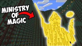 I Built The Ministry Of Magic In Survival Minecraft!