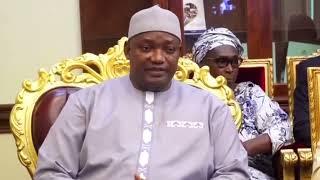 Works Minister Ebrima Sillah briefed President Adama Barrow on the state of affairs at his Ministry